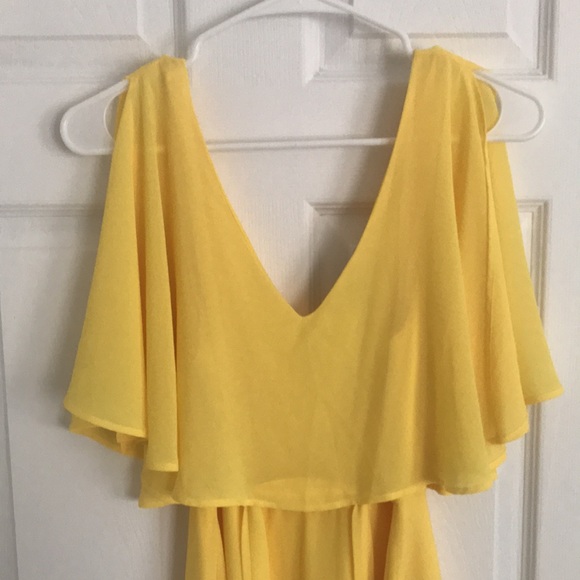 Lulus yellow dress - Picture 2 of 4
